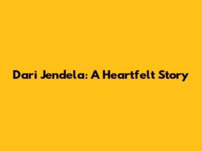 Dari Jendela: A Heartfelt Story