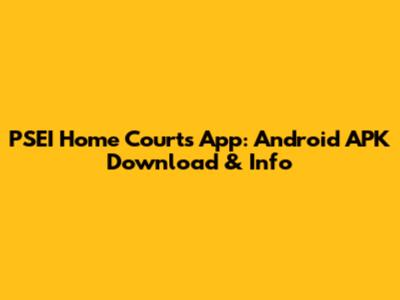 PSEI Home Courts App: Android APK Download & Info