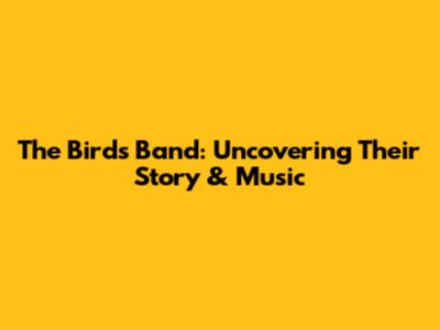The Birds Band: Uncovering Their Story & Music